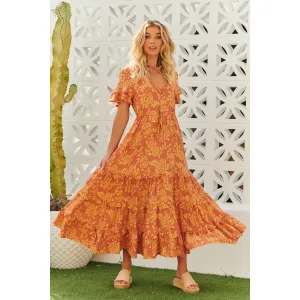 JAASE Day Dream Sun Print Lennie Maxi Dress