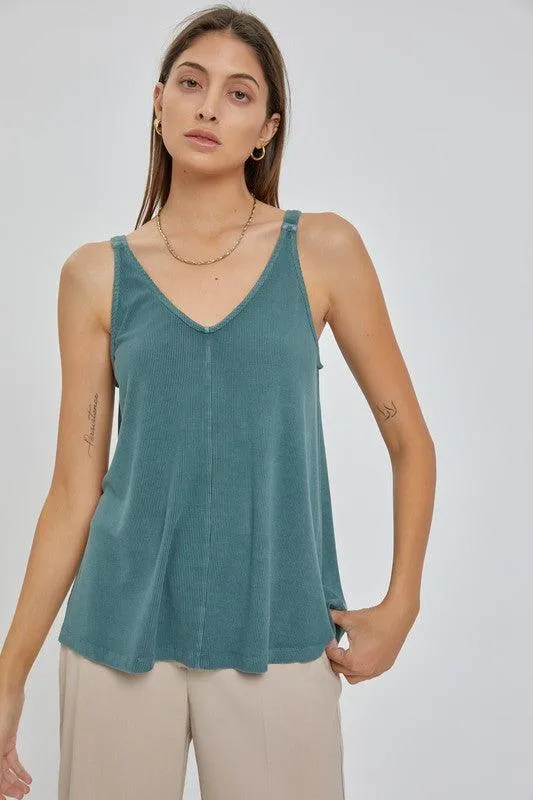 JARED FLOWY V-NECK TANK