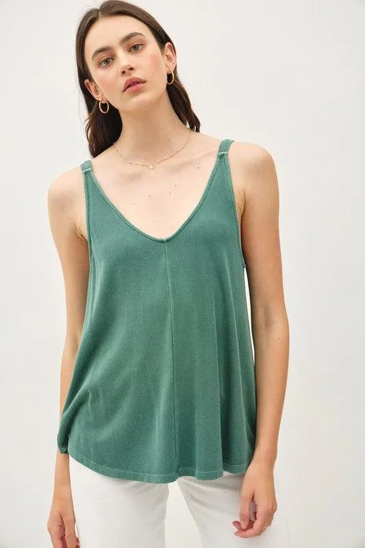 JARED FLOWY V-NECK TANK