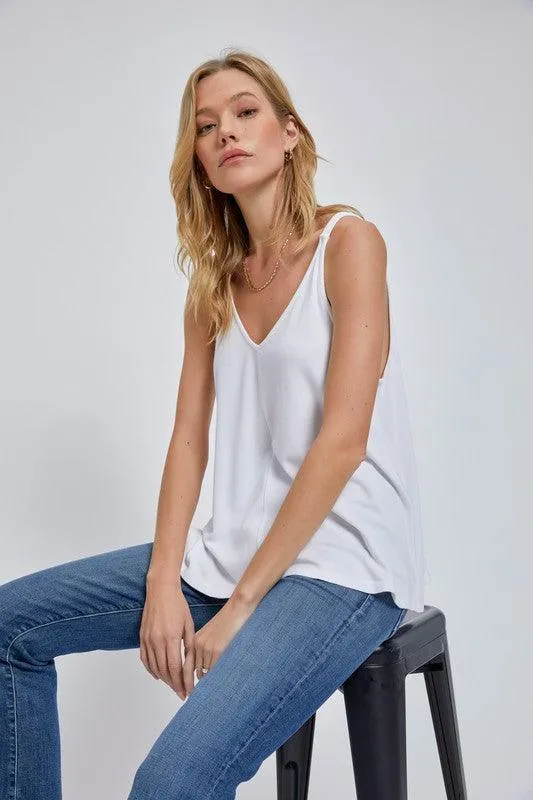 JARED FLOWY V-NECK TANK