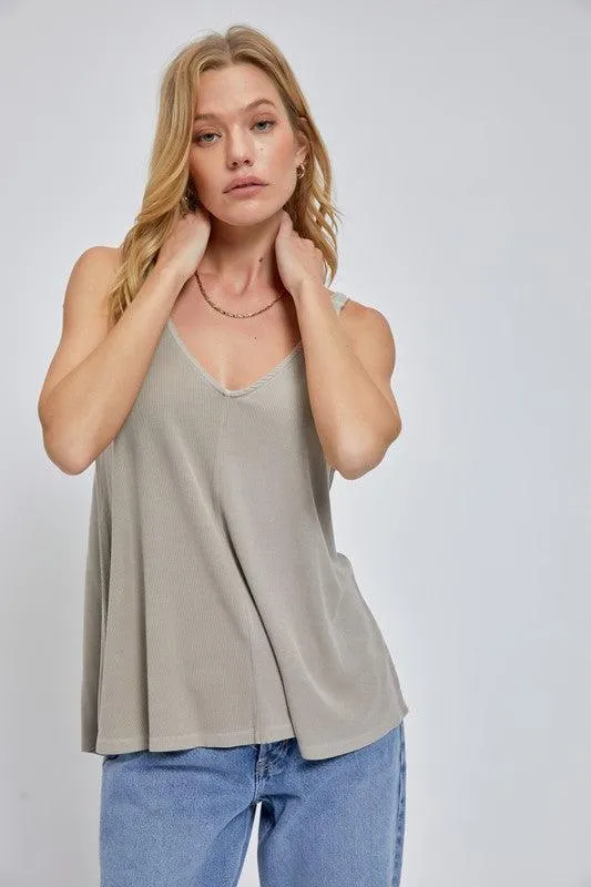 JARED FLOWY V-NECK TANK