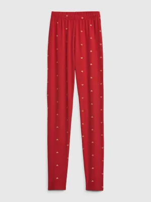 Kids Organic Cotton Printed Leggings