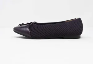 Lel Eggplant Ribbed Knit
