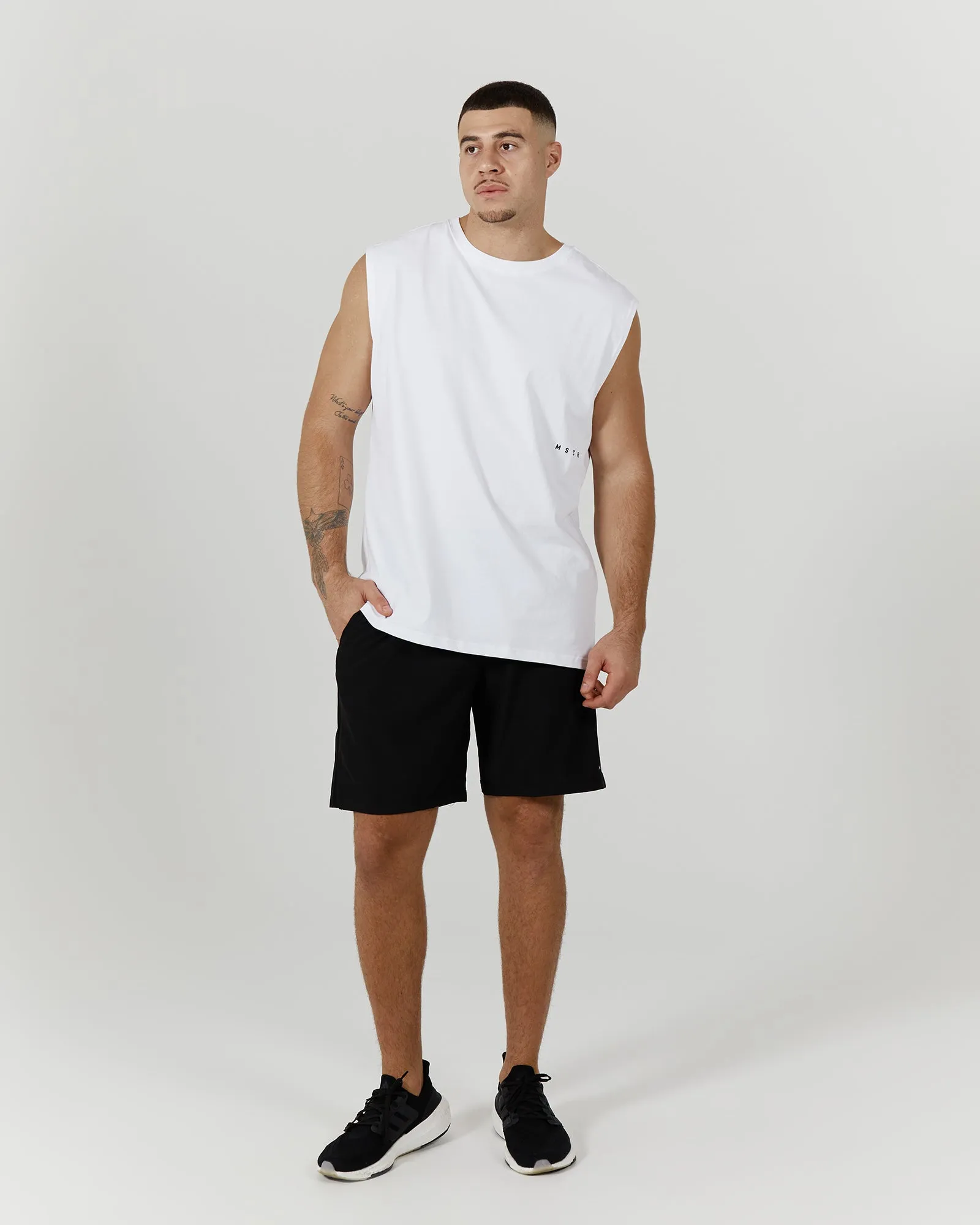 LIGHTWEIGHT OVERSIZED TANK - WHITE