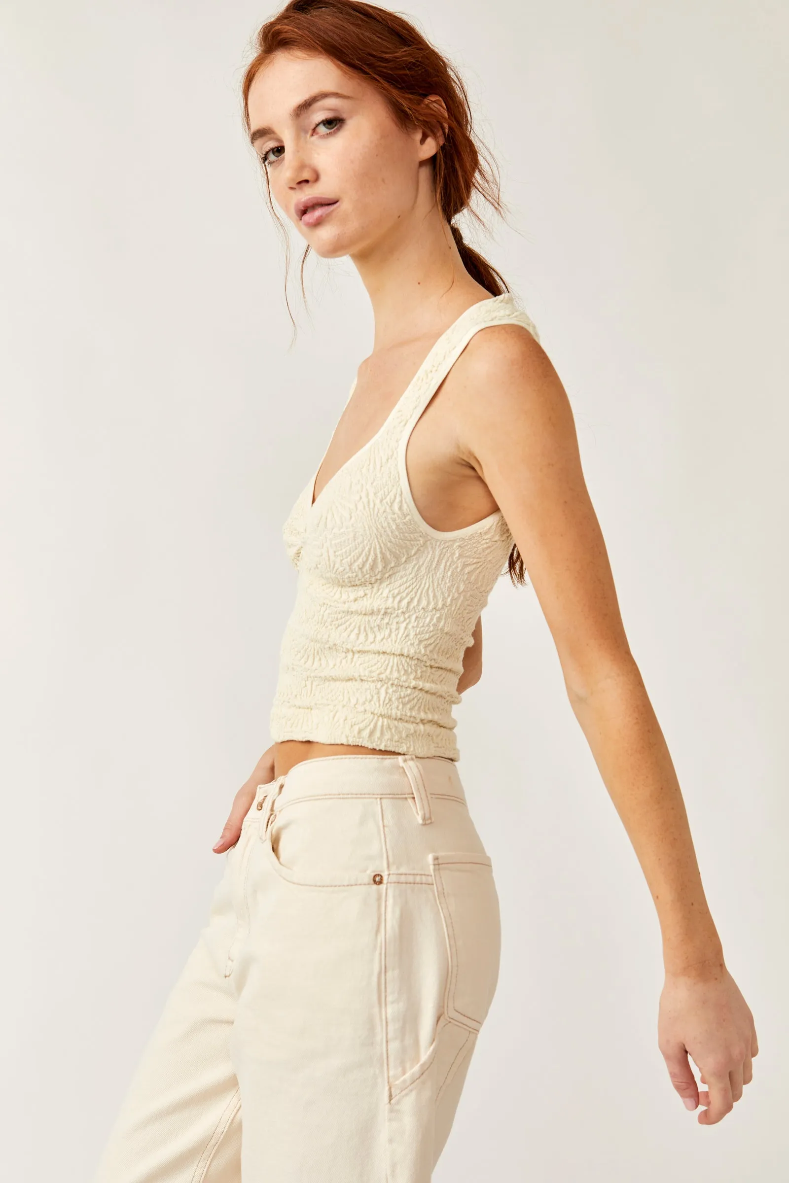 Love Letter Sweetheart Cami Ivory