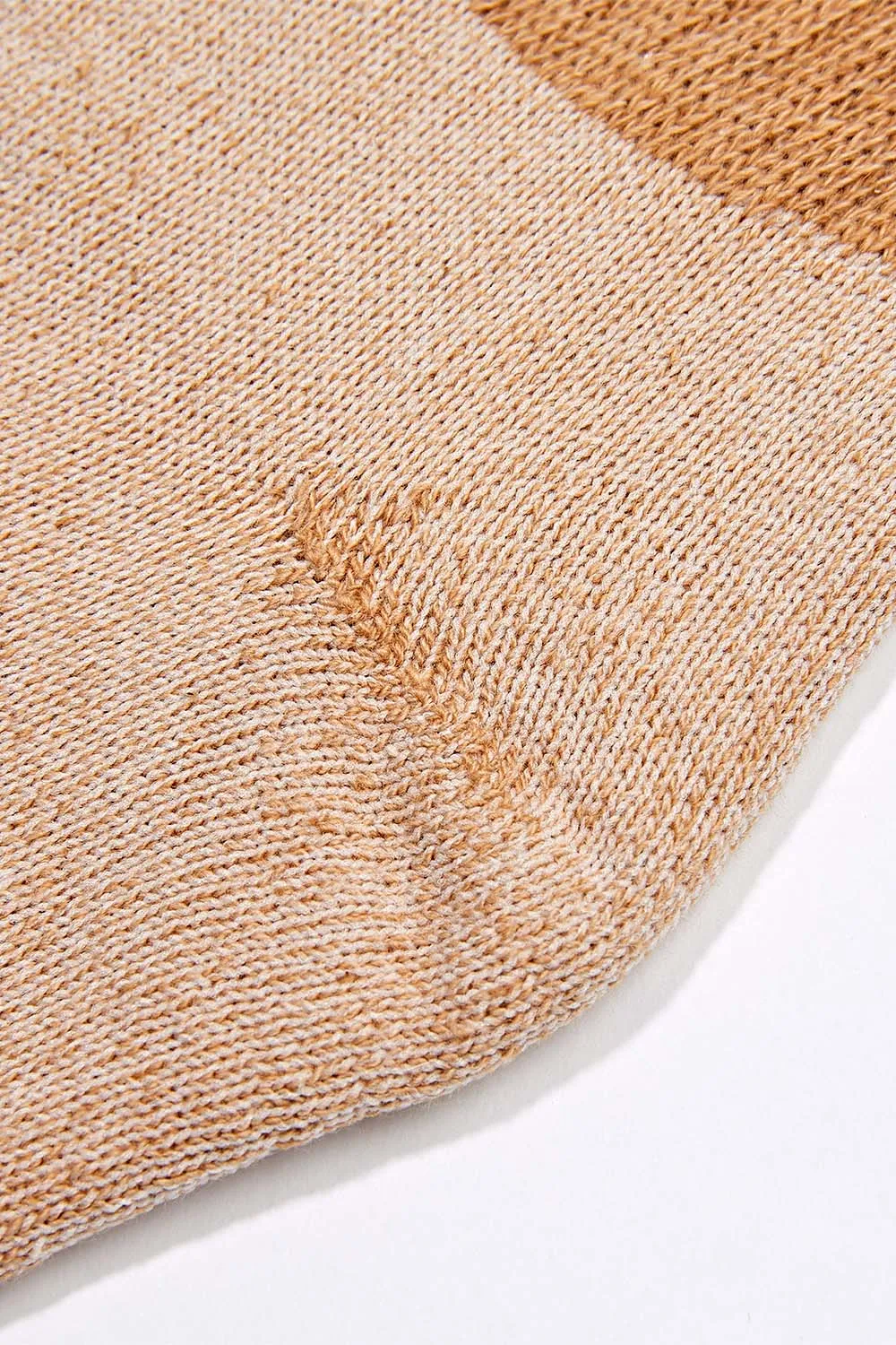 Men's Organic Cotton Socks Brown Crew