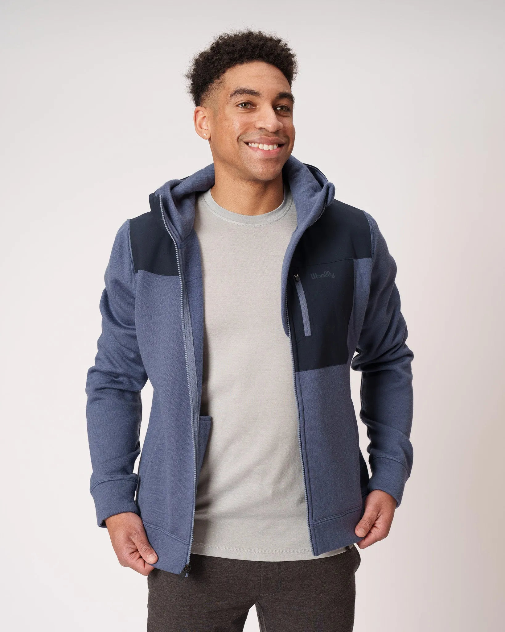 Merino Fleece Zip Hoodie