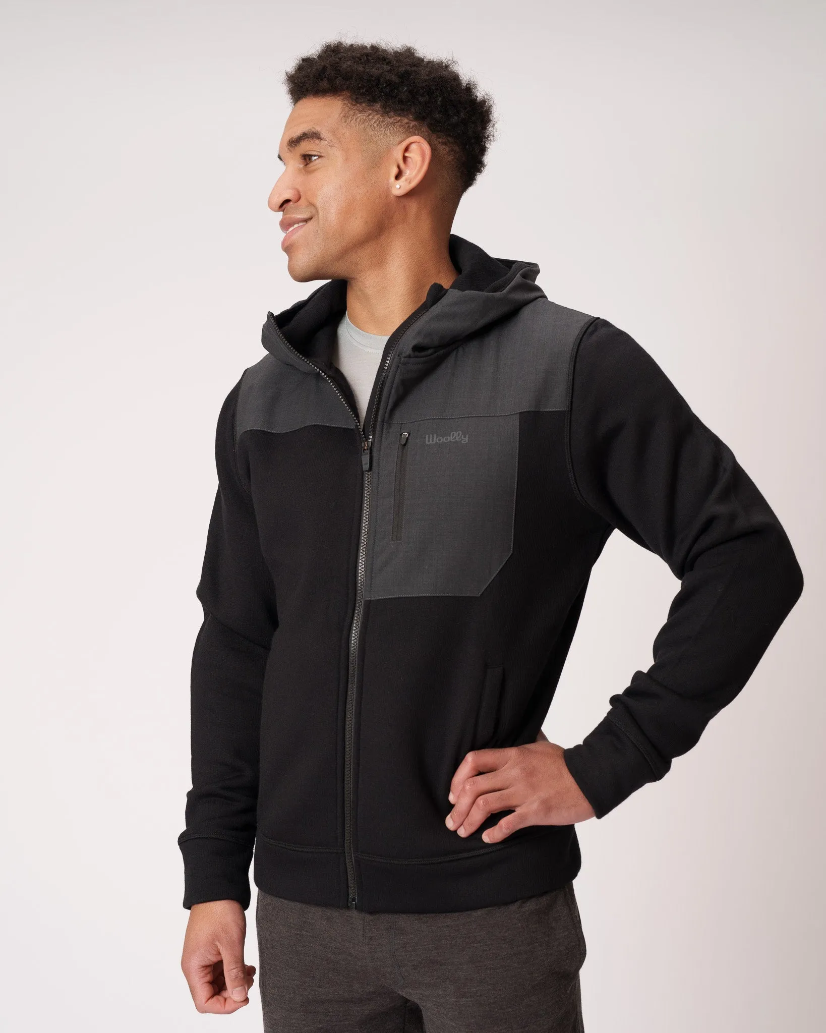 Merino Fleece Zip Hoodie