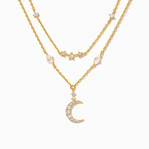 Moon & Stars Layered Necklace