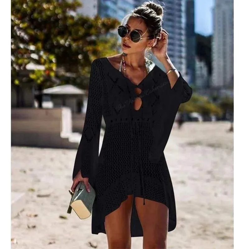 Mykonos Crochet Cover up Dress