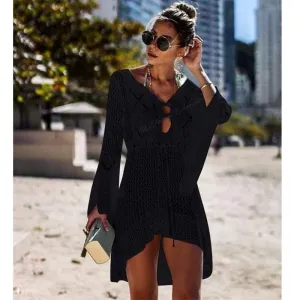 Mykonos Crochet Cover up Dress
