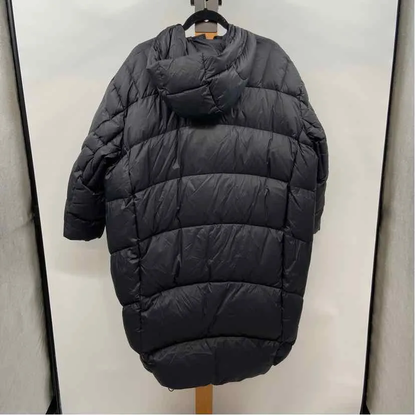 nap Women's Size S Black Solid Coat