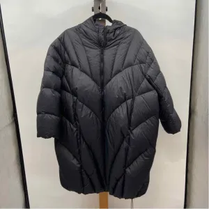 nap Women's Size S Black Solid Coat