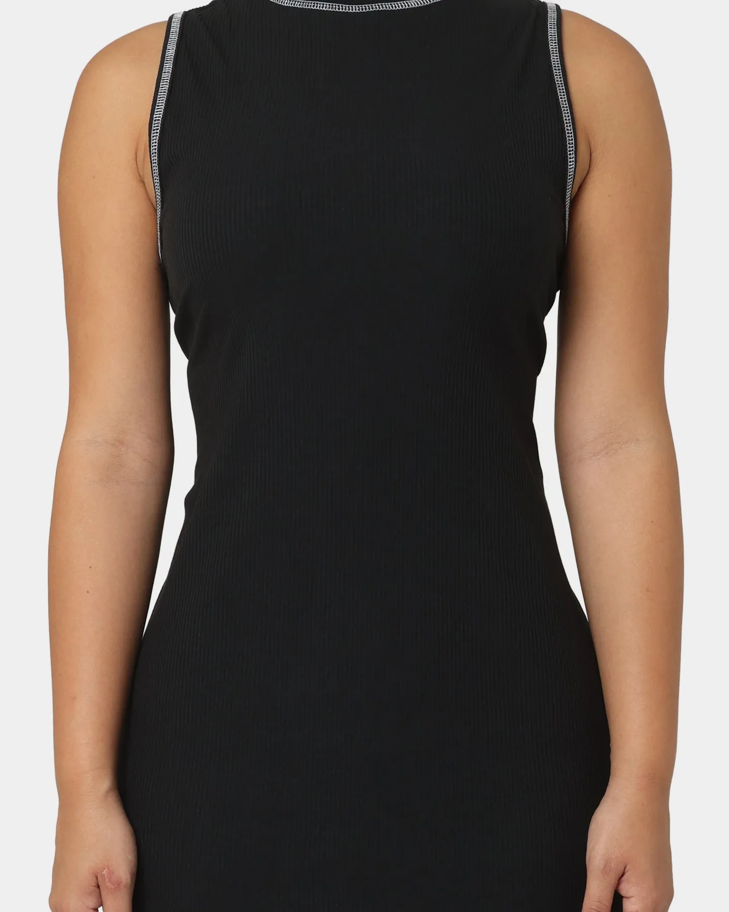Nike Women's Sportswear Sleeveless Mock-Neck Dress Black/White