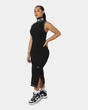Nike Women's Sportswear Sleeveless Mock-Neck Dress Black/White