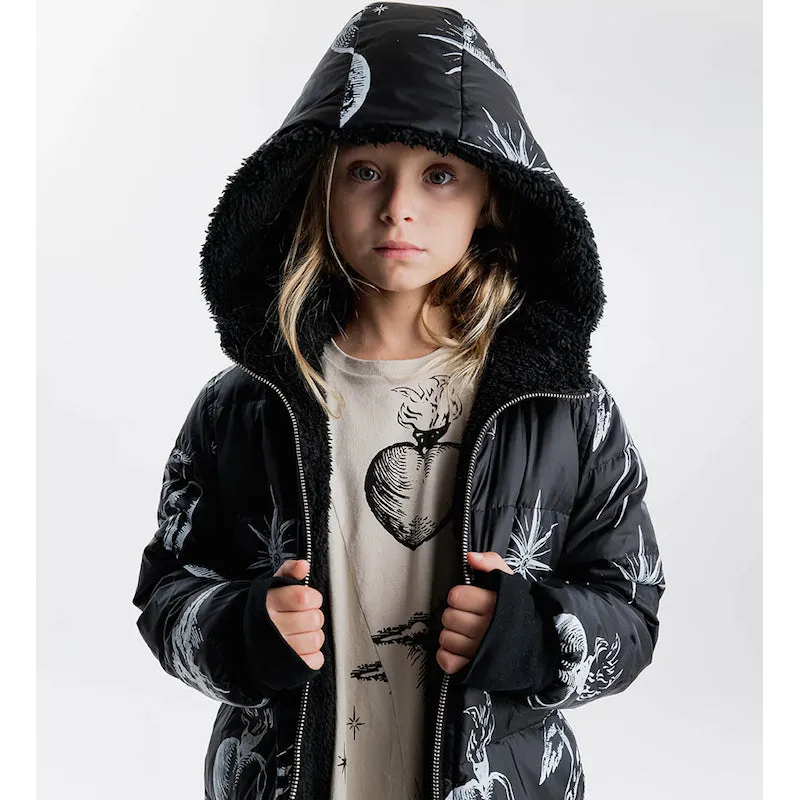 NUNUNU All Inked Reversible Down Coat