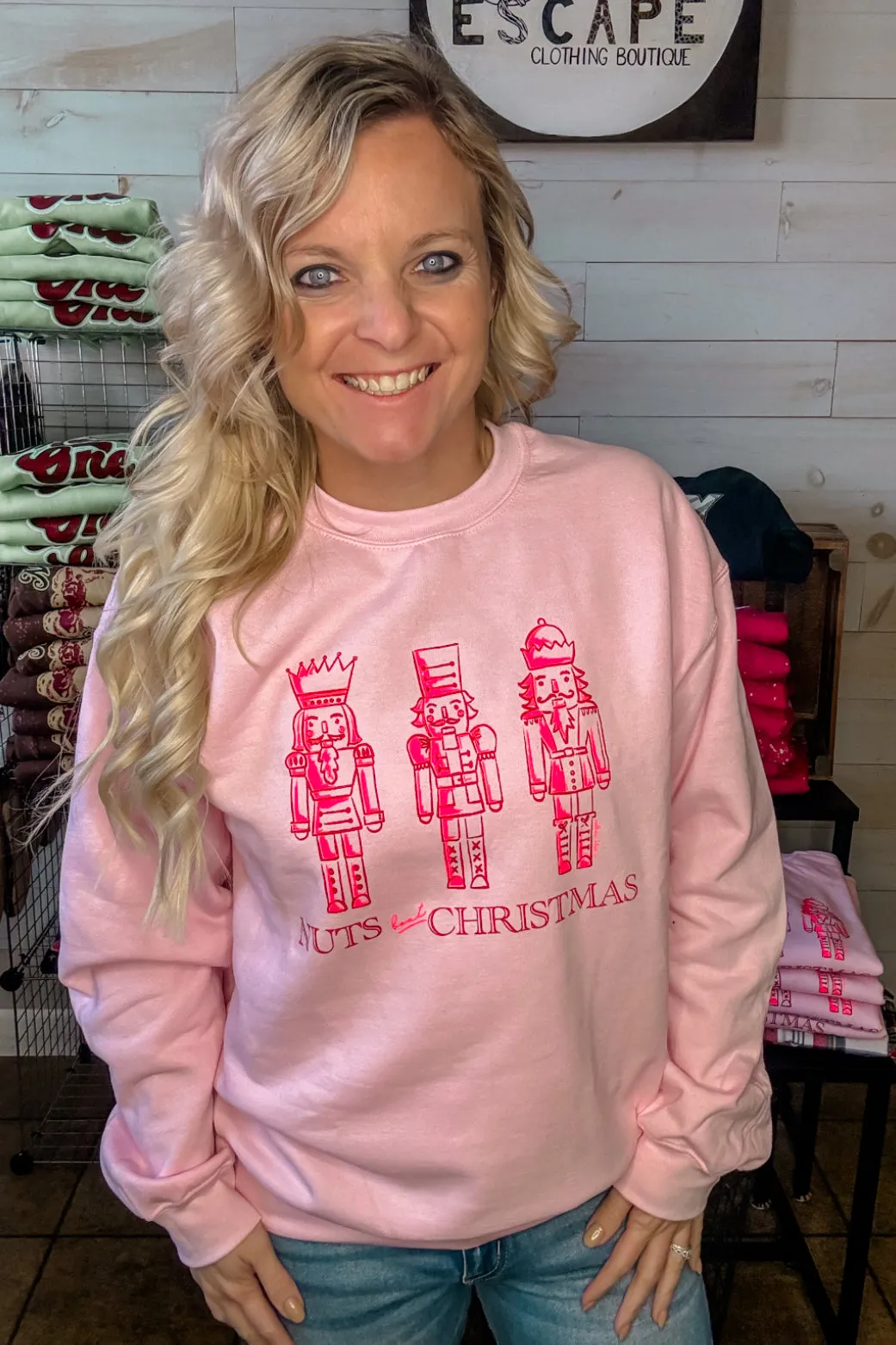 Nuts About Christmas Crewneck Sweatshirt