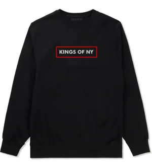 Outline Box Logo Football Crewneck Sweatshirt