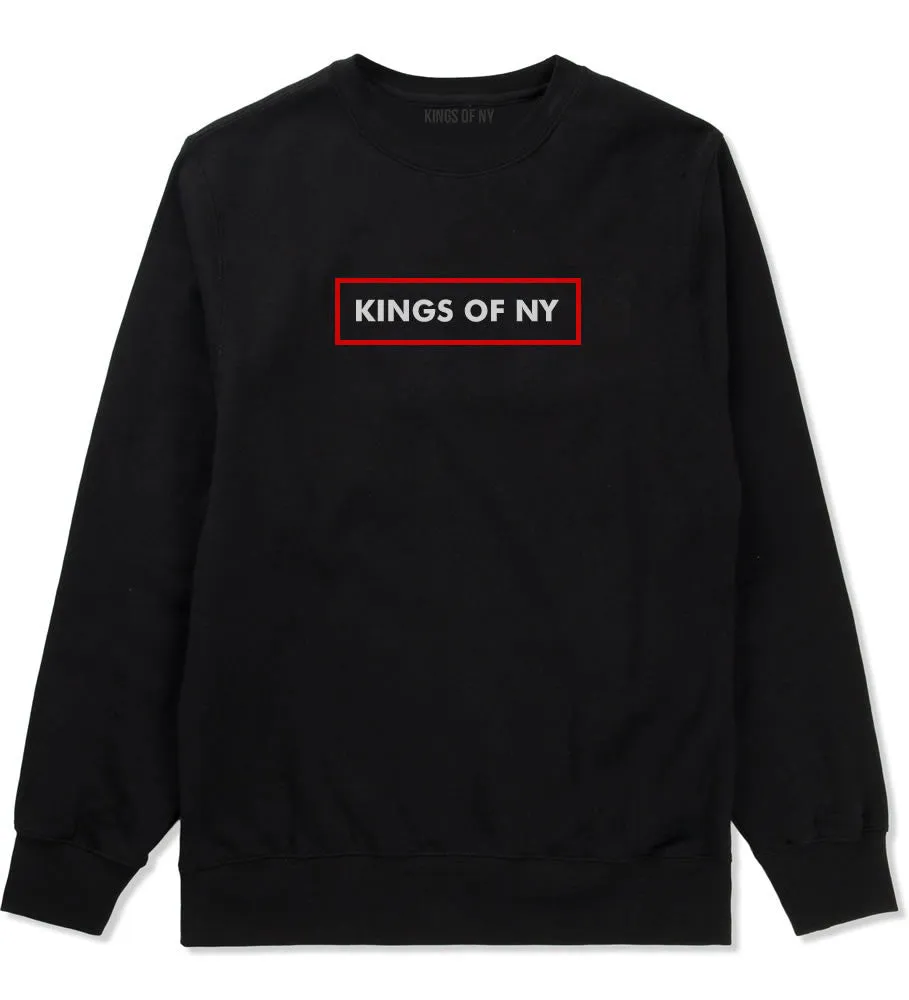 Outline Box Logo Football Crewneck Sweatshirt
