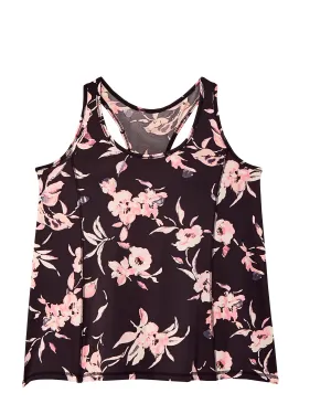 Peppermint Tank | Black / Pink