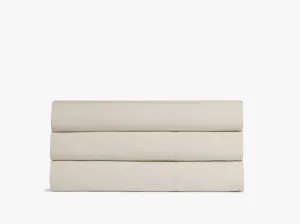 Percale Top Sheet (Bone)