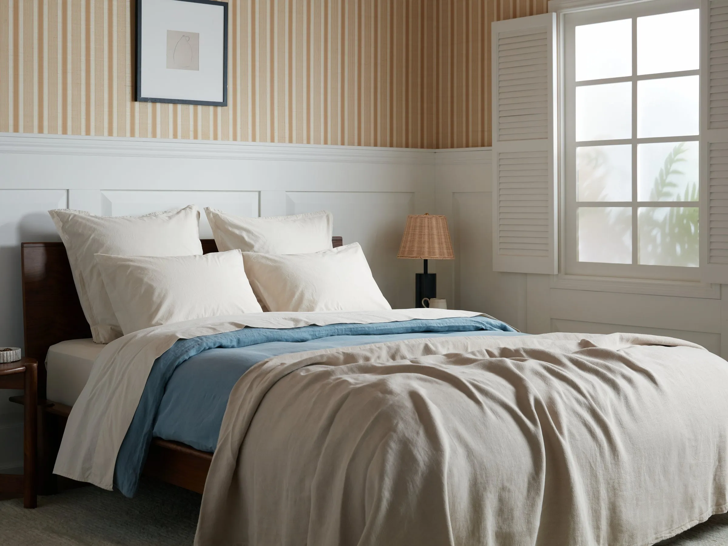 Percale Top Sheet (Bone)