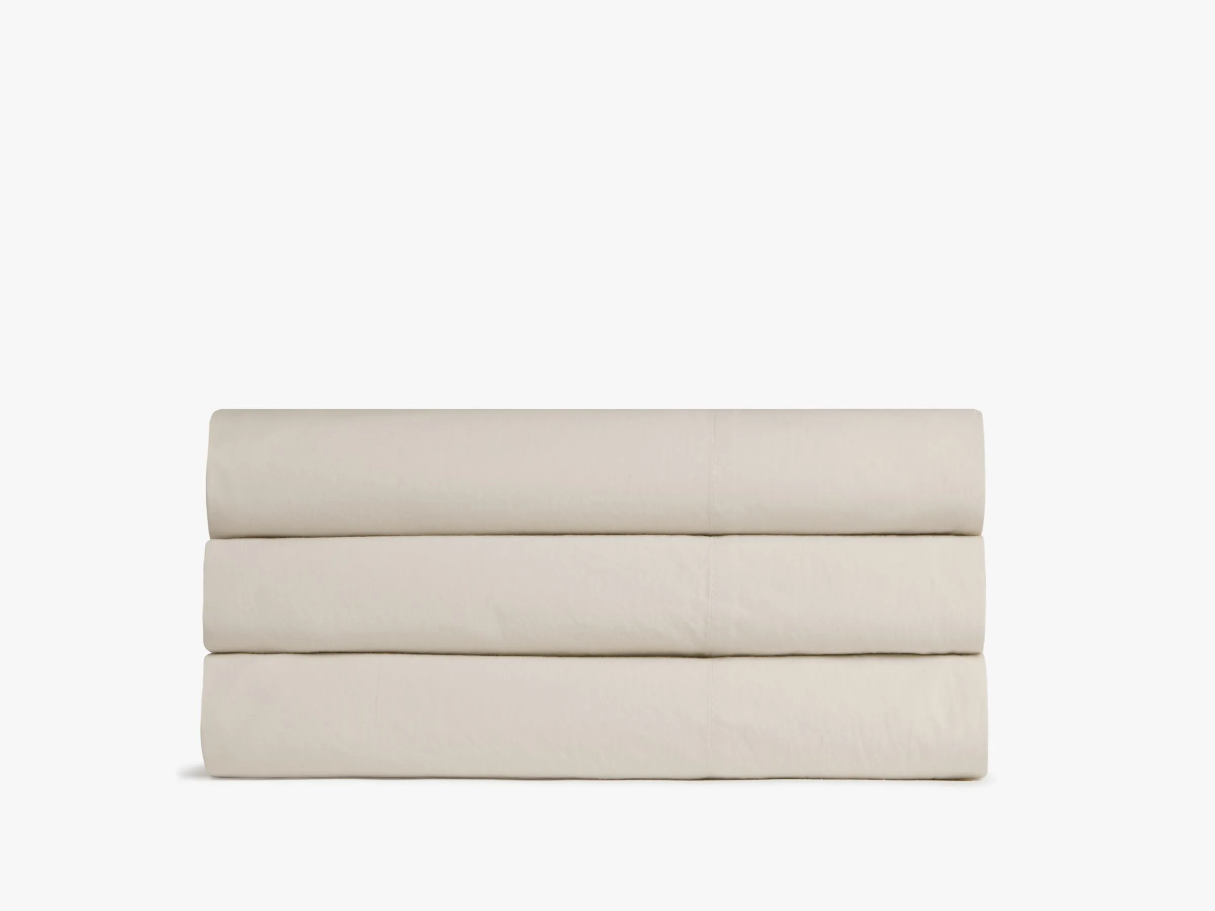 Percale Top Sheet (Bone)