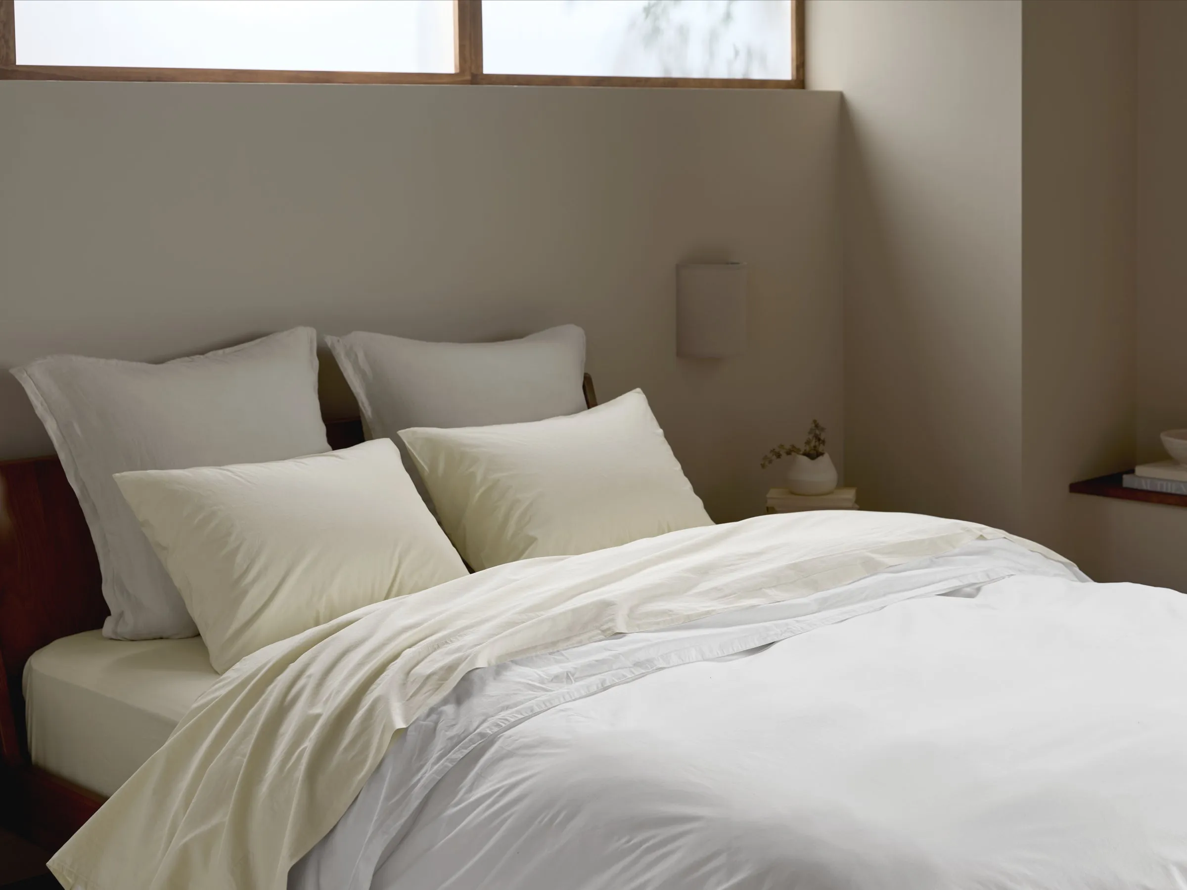 Percale Top Sheet (Butter)