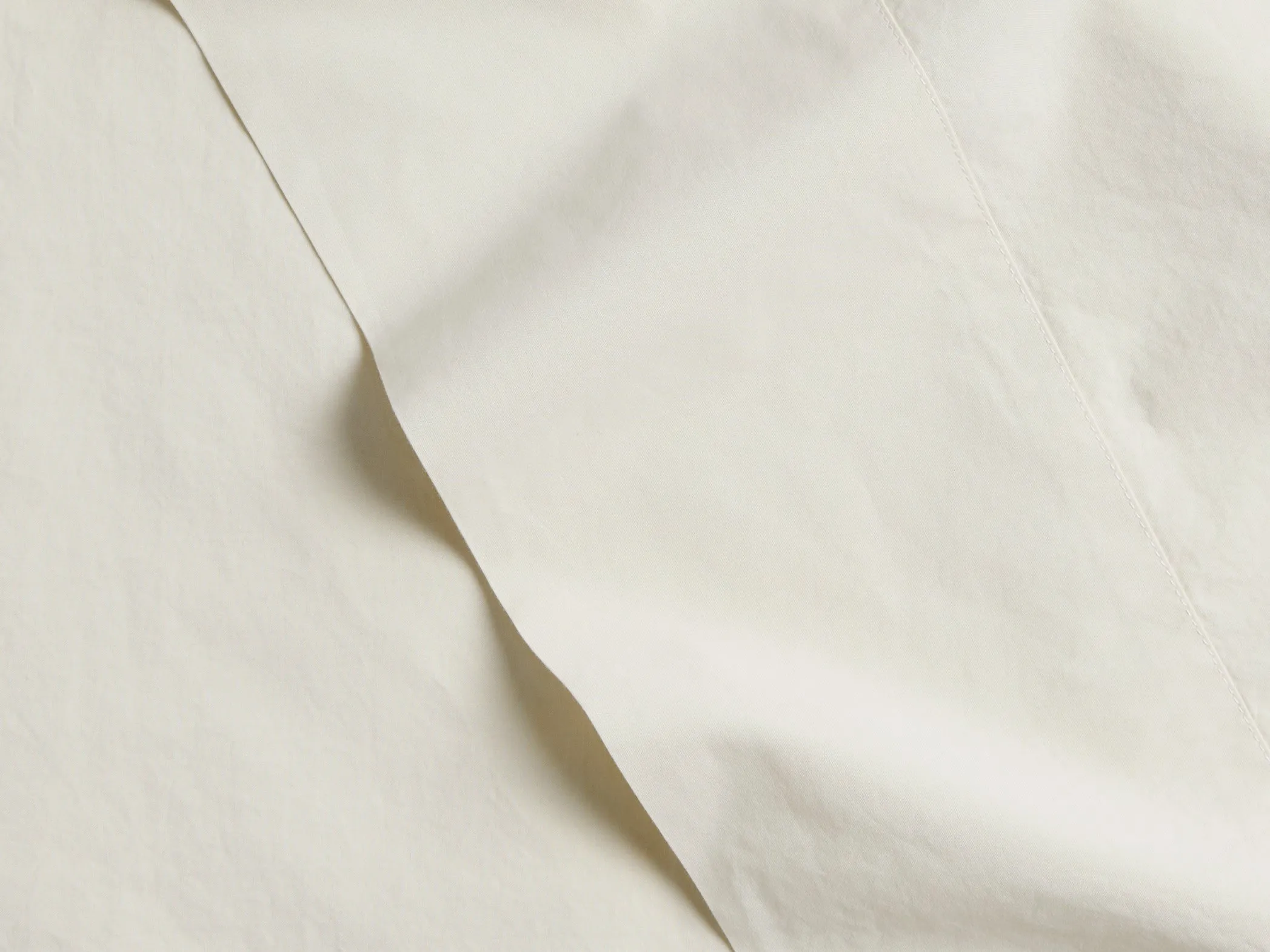 Percale Top Sheet (Butter)