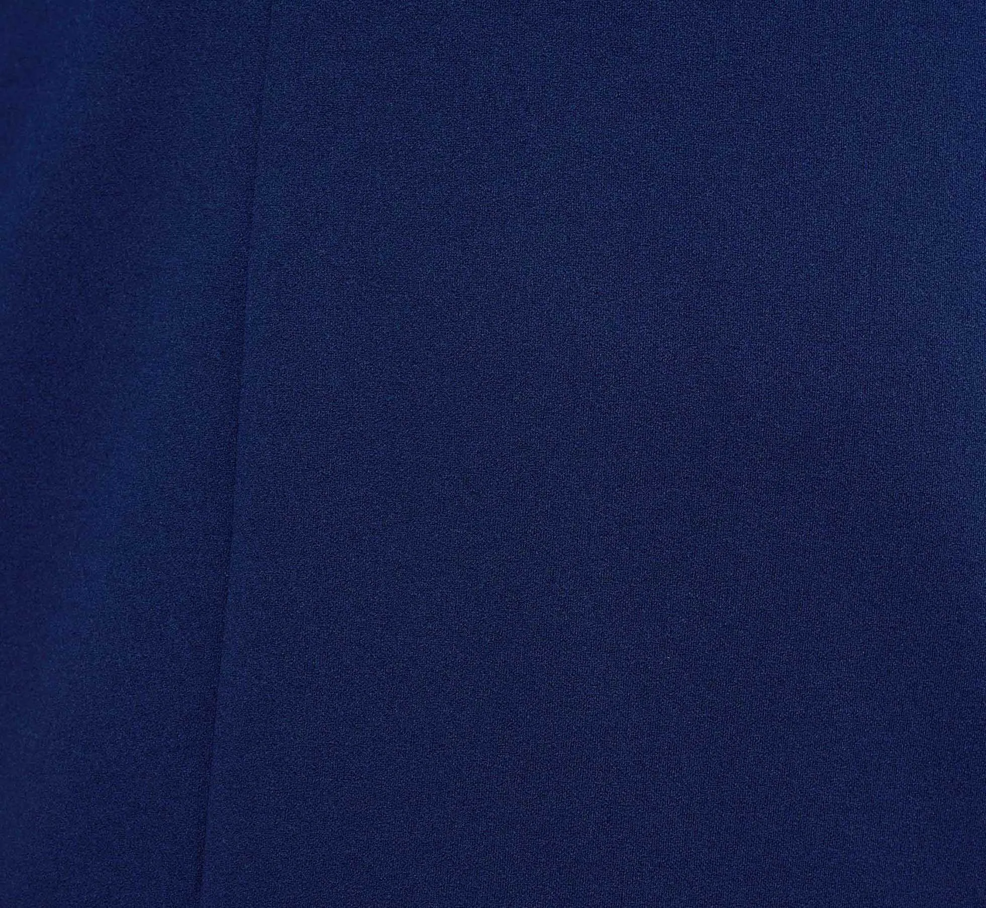 Plus Size Knit Crepe Sheath Dress With Tiered Three Quarter Sleeves In Navy Sateen