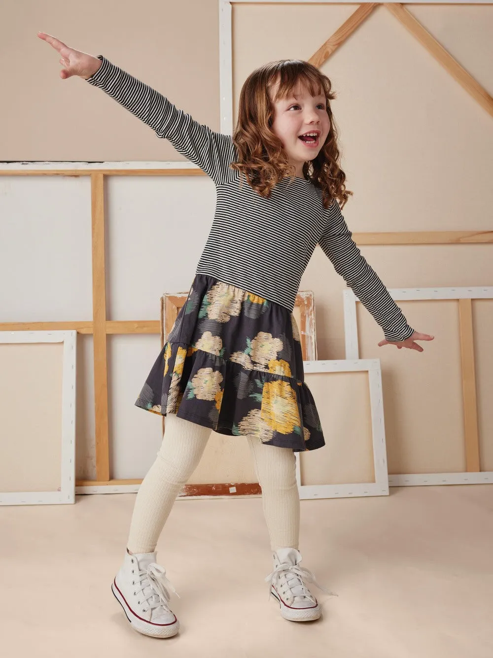 Pointelle Leggings: Birch