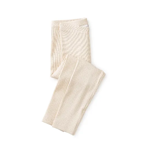 Pointelle Leggings: Birch