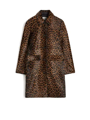 Ponyhair Leopard Coat