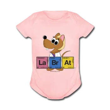 "Lab Rat Periodic Table" - Baby Short Sleeve One Piece