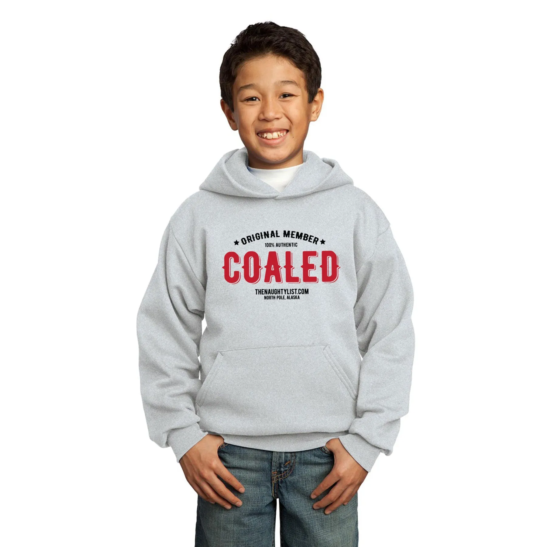 "Original Member" Coaled Youth Hooded Fleece Pullover
