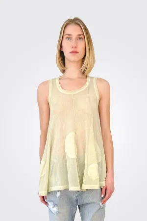 Raw Detail Tank - Pearl Print