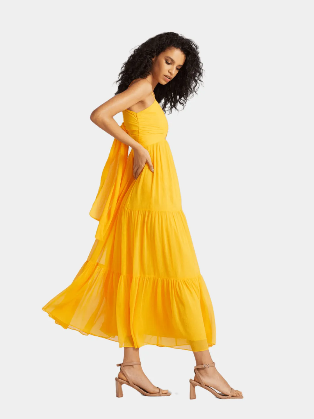 Ring Cut Out Maxi Dress