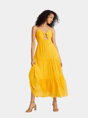 Ring Cut Out Maxi Dress