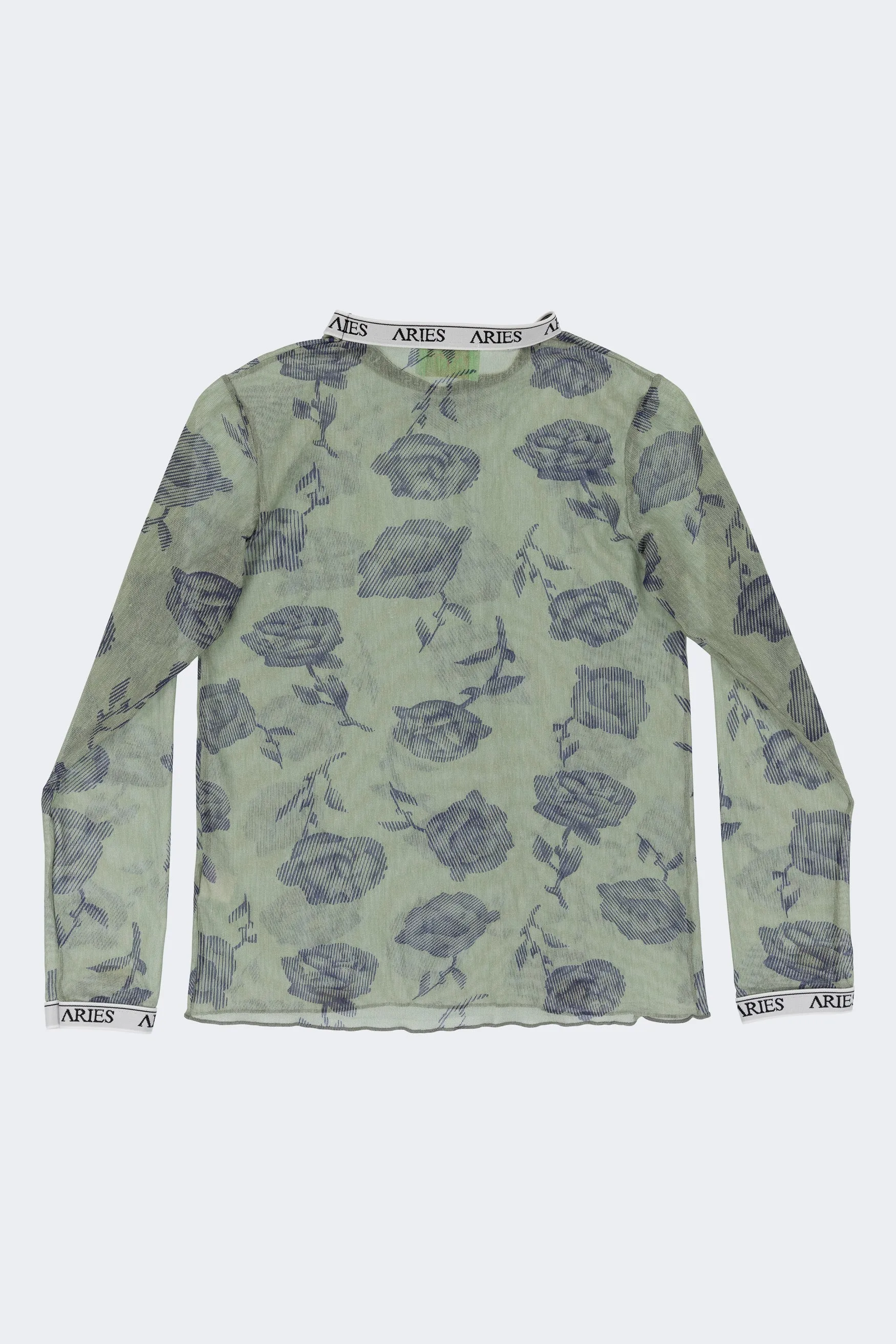 Rose Tulle LS Top