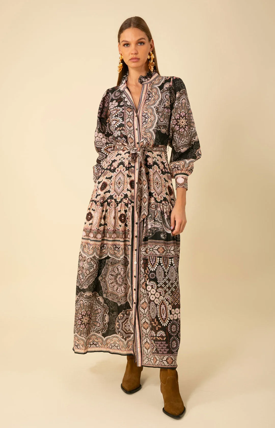Samara Linen Maxi Dress