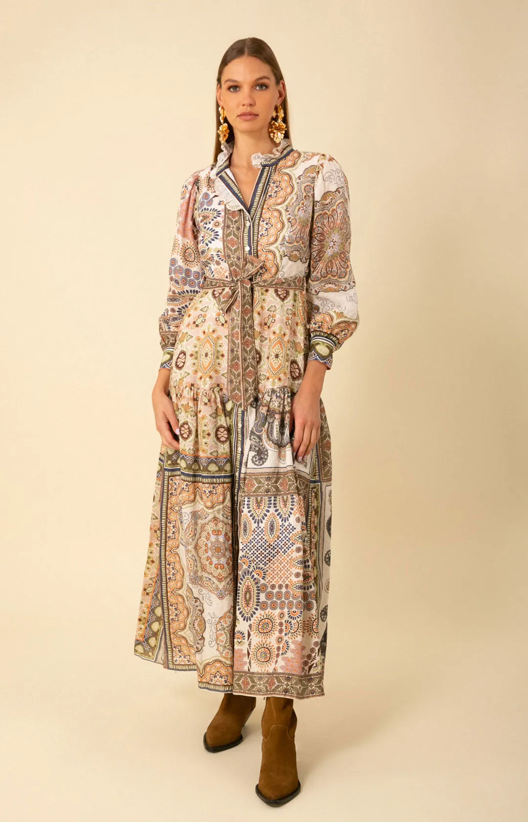 Samara Linen Maxi Dress