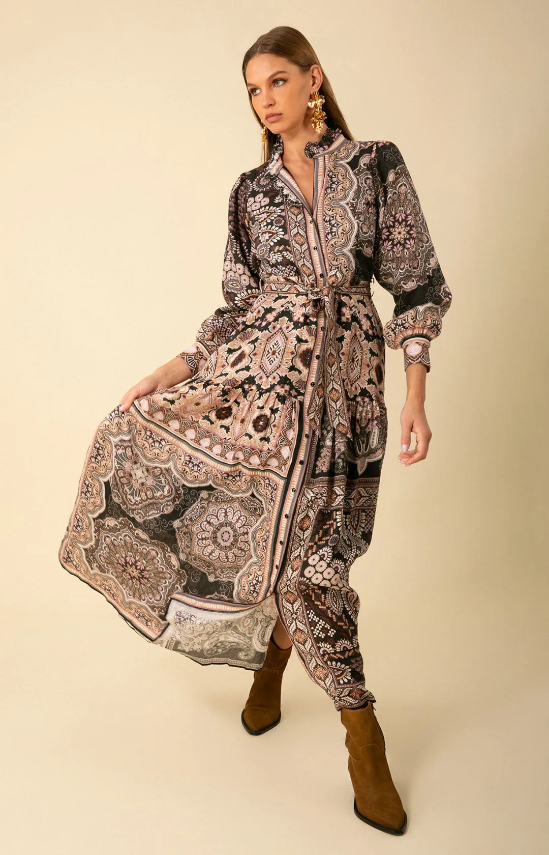 Samara Linen Maxi Dress