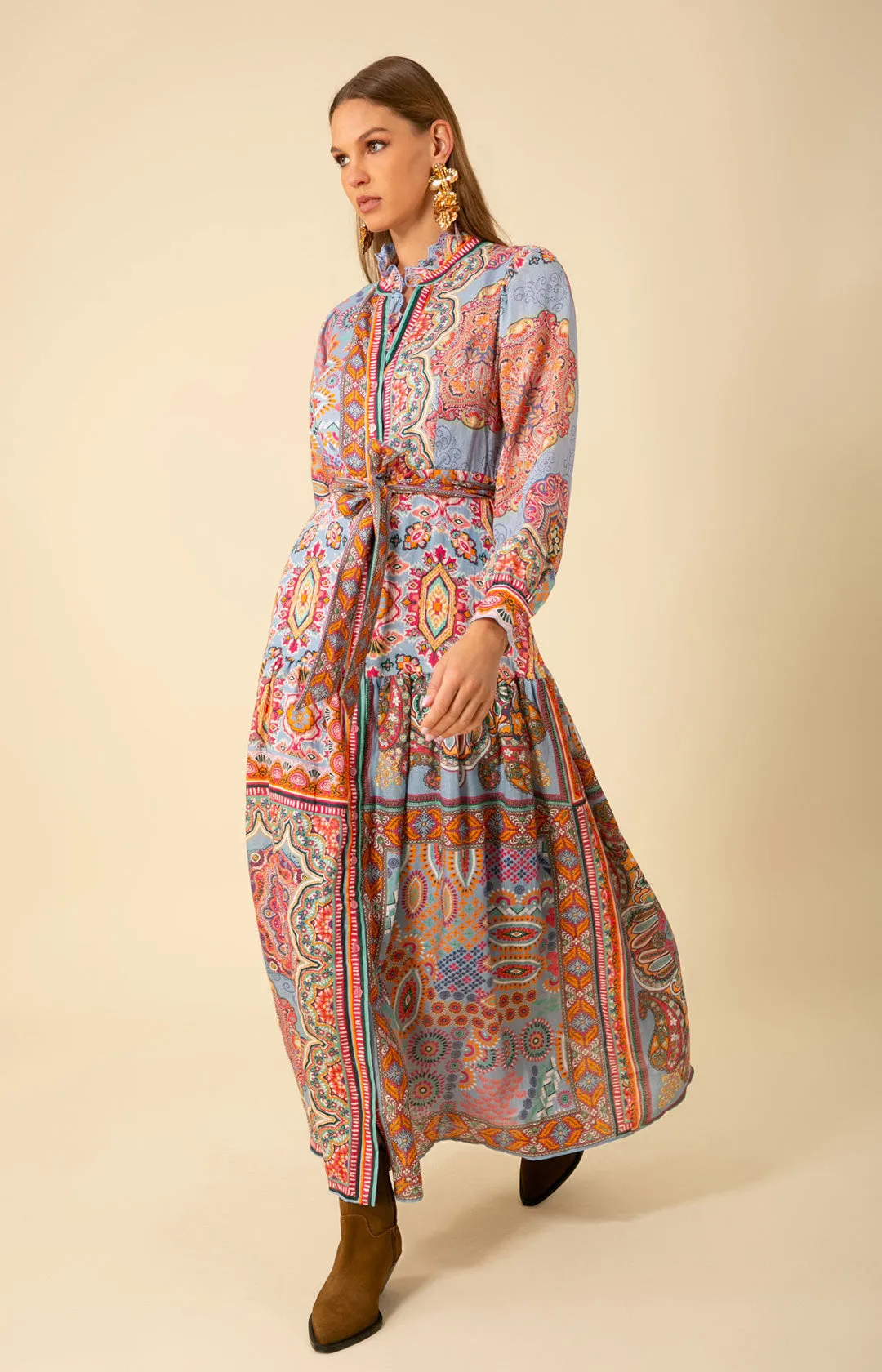 Samara Linen Maxi Dress