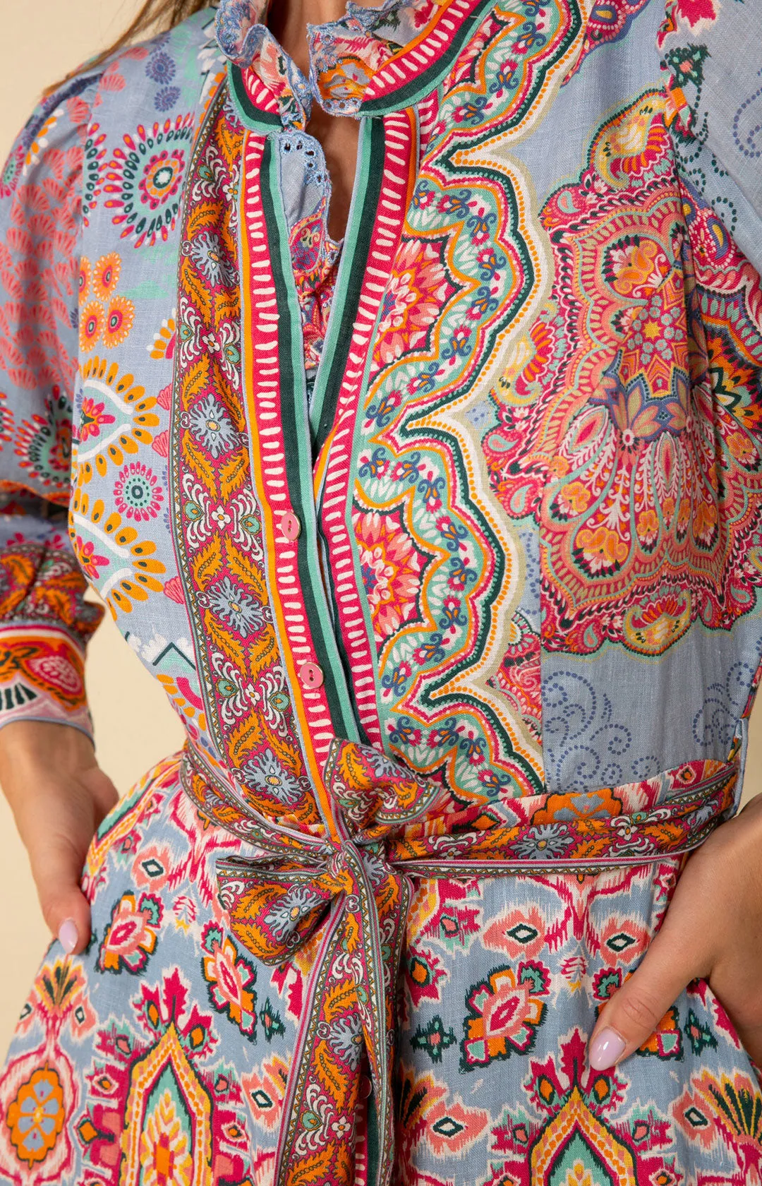 Samara Linen Maxi Dress