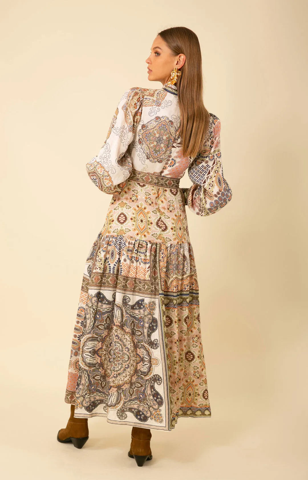Samara Linen Maxi Dress