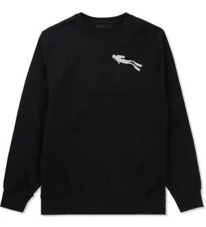 Scuba Diver Chest Mens Crewneck Sweatshirt