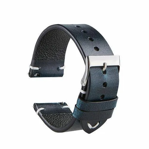Six-color Retro Oil Wax Discoloration Leather Watch Strap