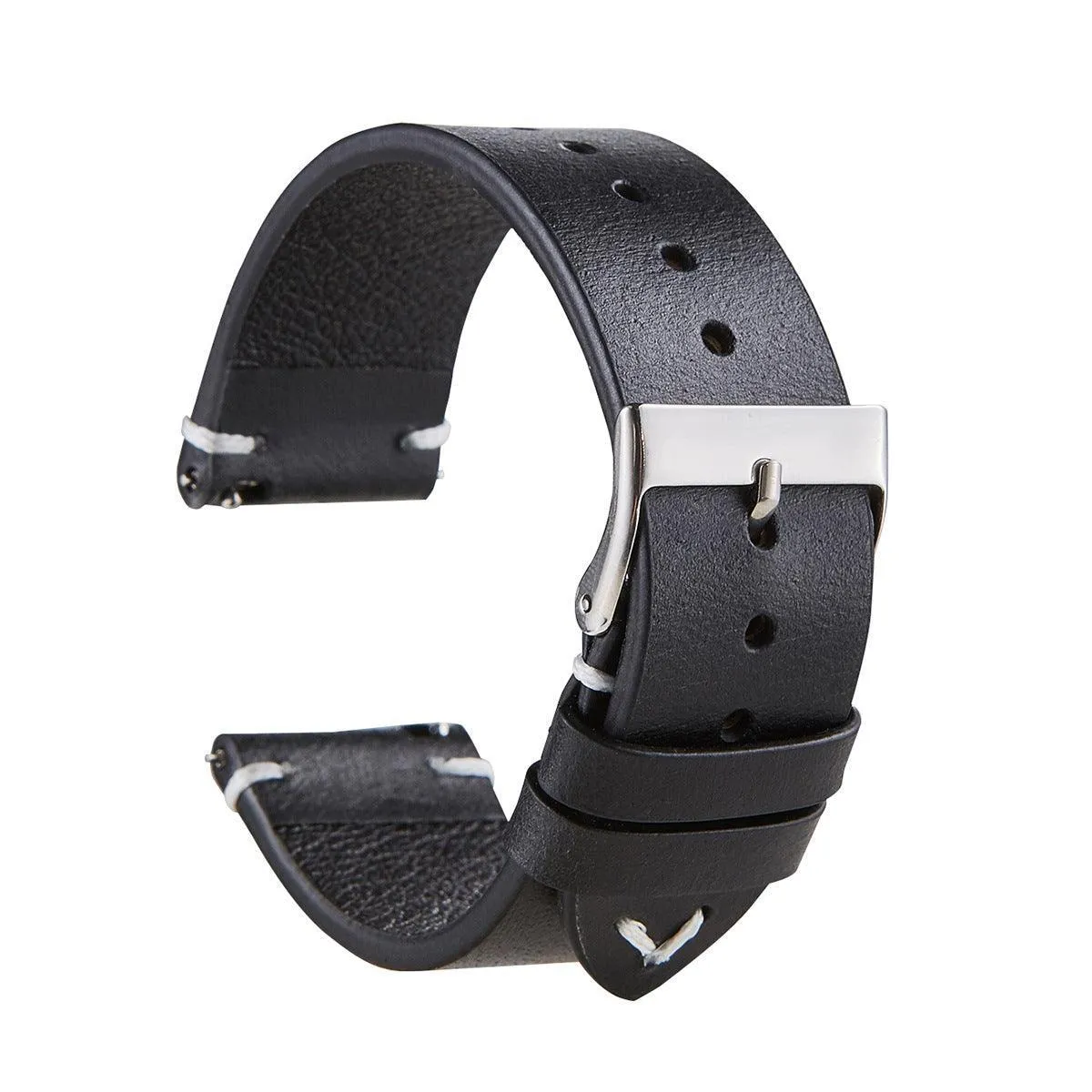 Six-color Retro Oil Wax Discoloration Leather Watch Strap