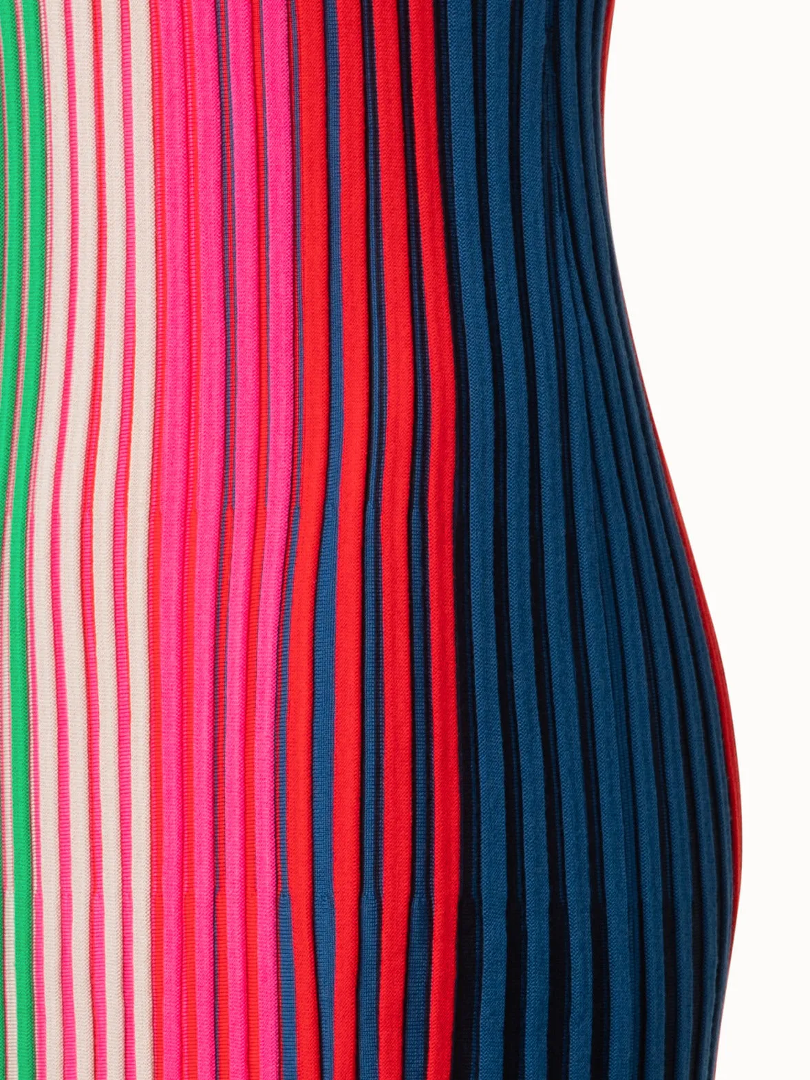 Sleeveless Merino Wool Knit Rib Dress