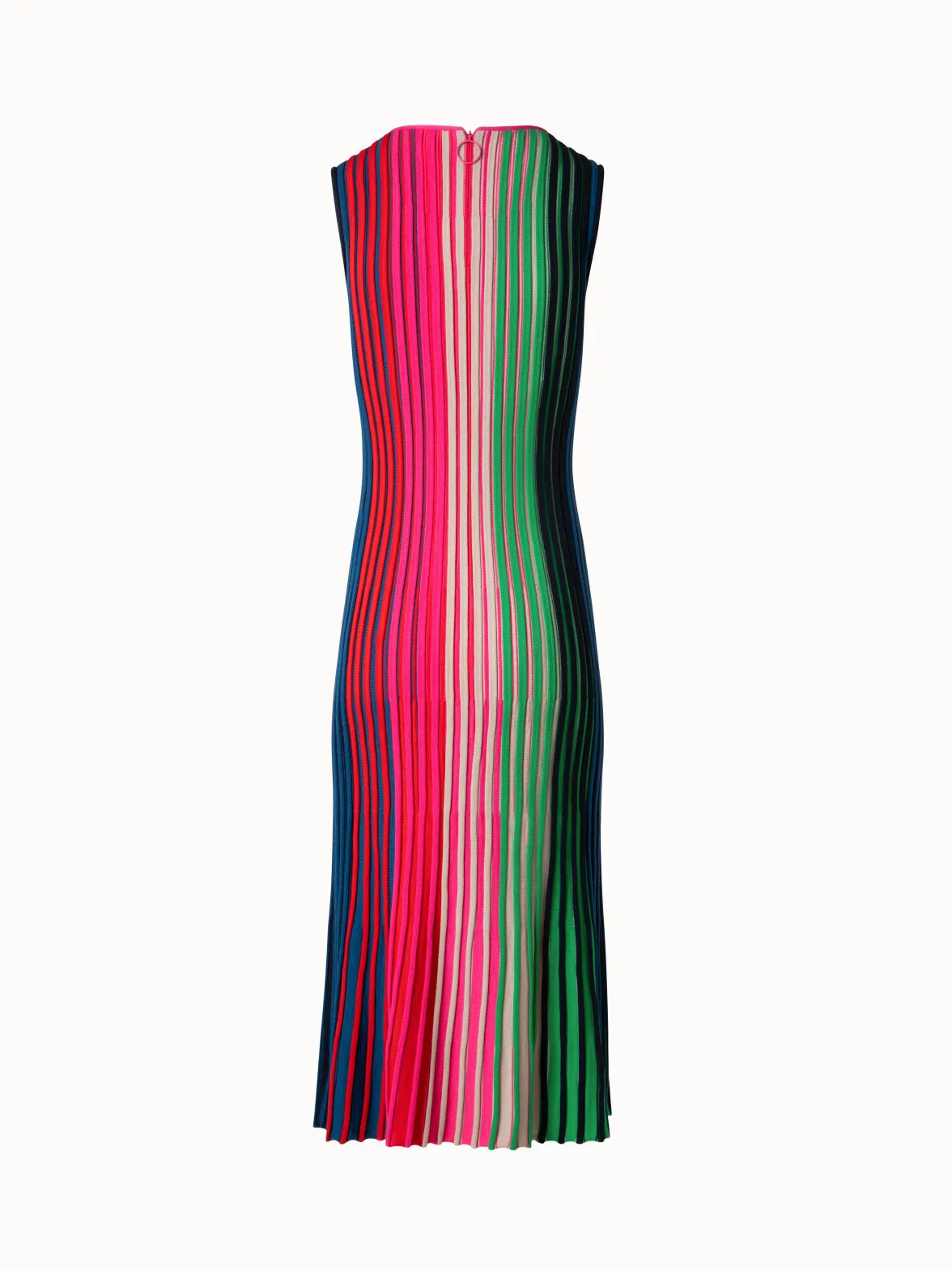 Sleeveless Merino Wool Knit Rib Dress
